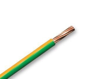Cable Green &amp; Yellow 6.0mm Single Core Earth p/m
