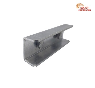 Mounting Solar Rail U Joiner Aluminium KD