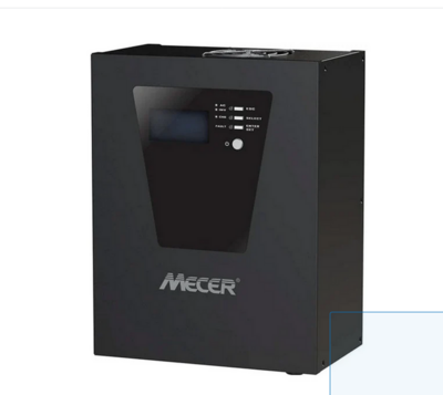 Mecer Inverter/Charger55A 12V 1.2kVA/1kW IVR1200 Solar Off-Grid : 55A MPPT: Simulated Sine Wave (Not Lithium Compatible)