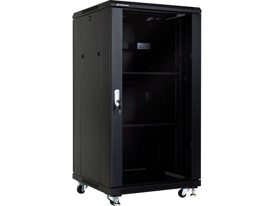 Battery Cabinet Rack Mount 22U 600D with Glass Door