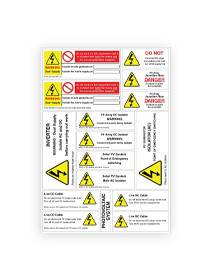 Hazard Sticker Label