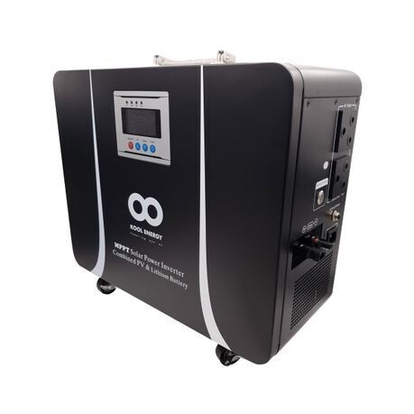 Inverter Kool Energy Power Trolley 25.6V 1000W with 1280Wh Lithium 820W MPPT