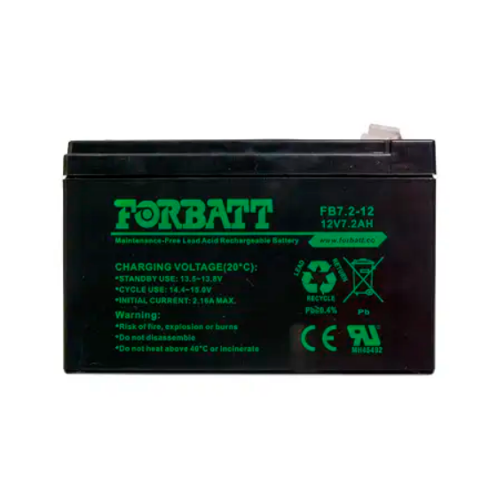 Battery Forbatt Lead Acid 12V 7.2A/hr
