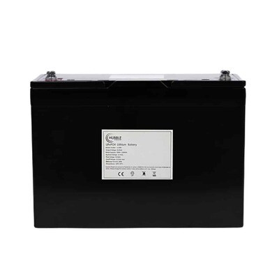 Battery Lithium (LiFePO4) Hubble 100A 12.8V 1.28kW