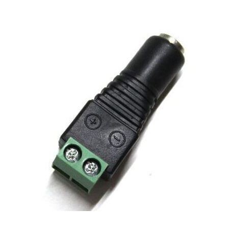 DC Female Plug with screw Connector