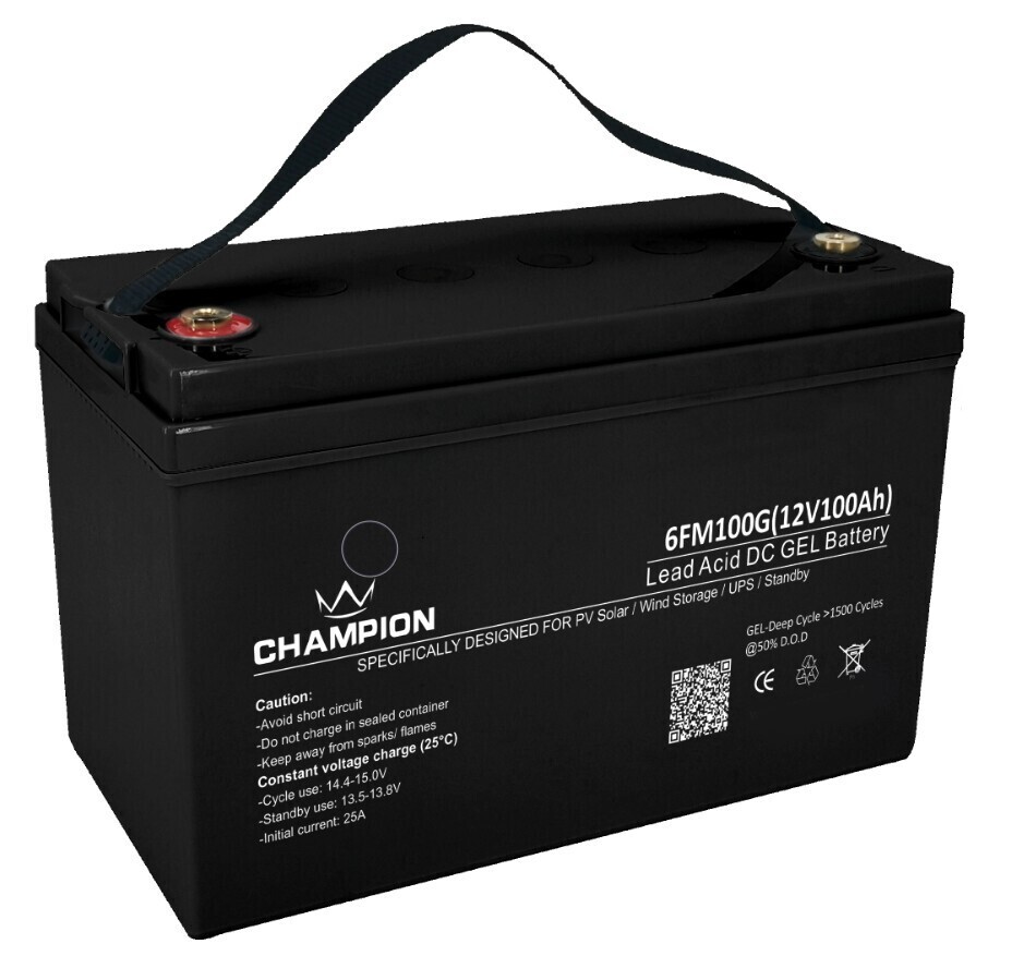 Battery GEL 12V 100A/hr Champion