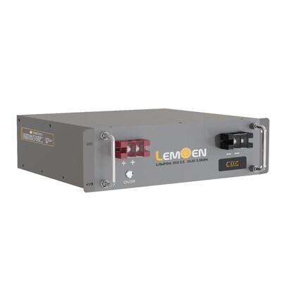 Battery Lithium Ion Phosphate LEMOEN 24V 2.56kW