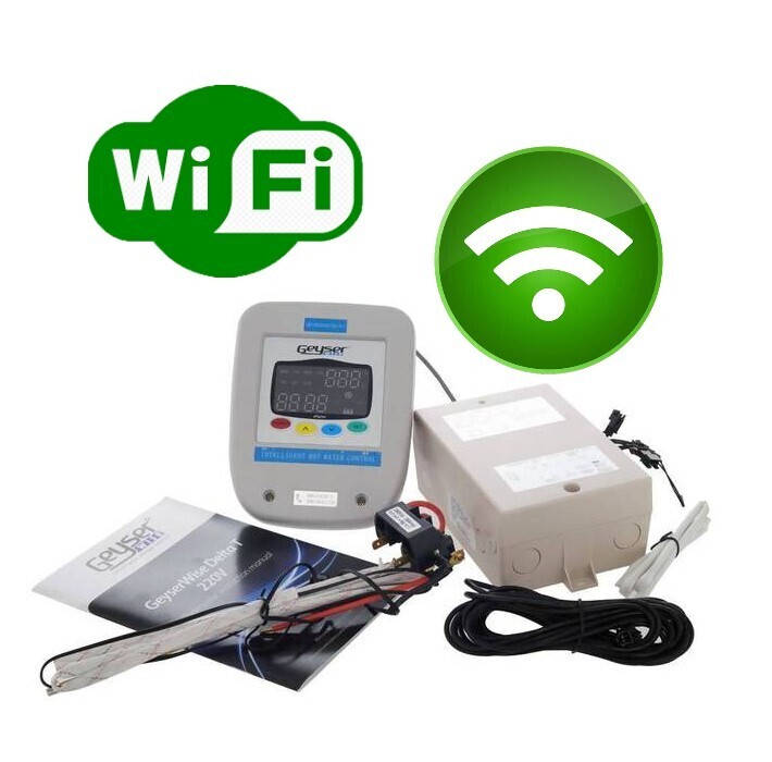 Controller Geyserwise Wifi DeltaT Timer and Monitor Screen