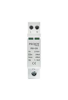 Projoy Surge Protection Device Single Phase AC 275V 40KA Type 1+2