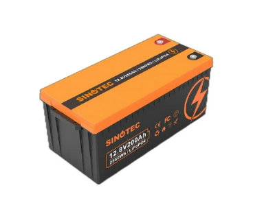 Battery Lithium (LiFePO4) Sinotec 200A 12.8V 2.56kW