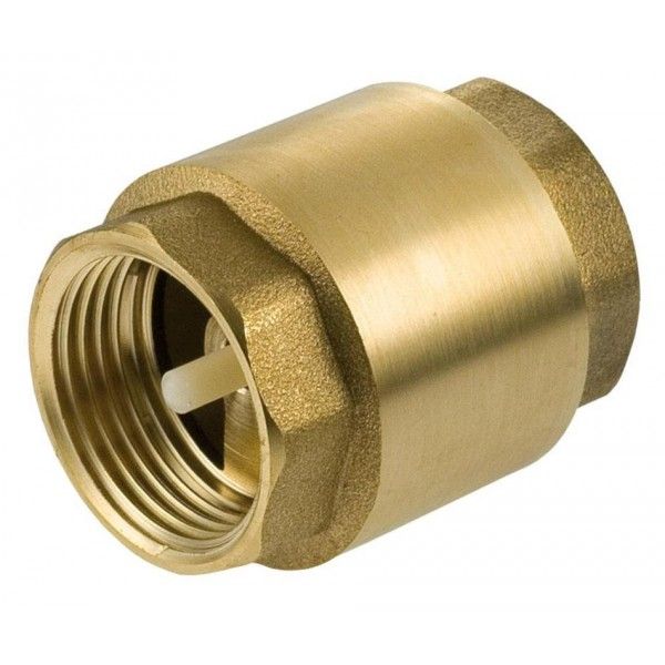 Non-Return Brass Valve Spring Loaded 25mm