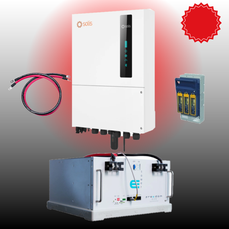System Solis S6 Full Hybrid 48V 5kW Inverter 5.0kW Freedom Won eTower Lithium