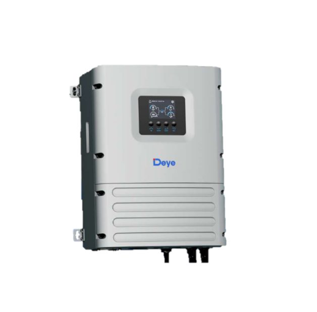 System DEYE Hybrid Off-Grid 48V 6kW Inverter  + 5.3kW Lithium Battery