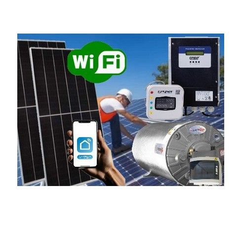 PV Heating MSW + INSTALLATION on 150L + WIFI Monitoring