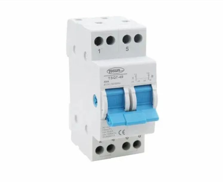 AC 40A 2 Pole TOSUN Change Over Din Rail