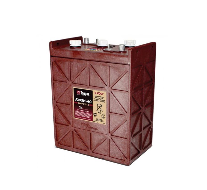 Trojan J305H-AC Flooded/Wet Lead Acid 6V 360A/hr Battery
