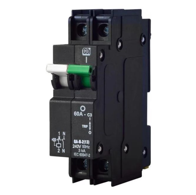 CBI Single Phase Mini Rail Main Switch 60A