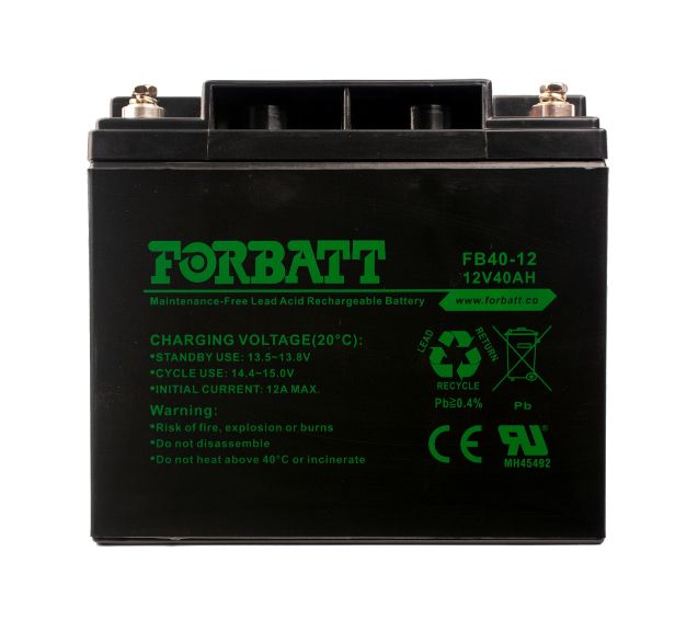 Battery AGM VRLA 12V 40A/hr Forbatt