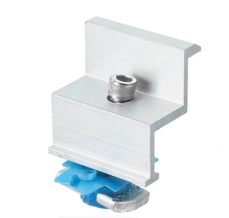 Mounting End Clamp Aluminum