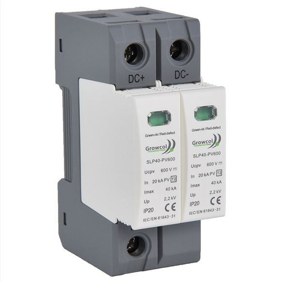 PV Lightning Protection Growcol 600V 2Pole