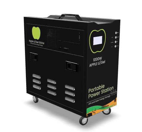 Inverter Apple 12V 1000W Full Sine Wave with 360W Solar Input (Excl. battery)