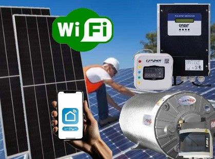 PV Heating MWS for 150/200L + WIFI Monitoring - Full Installation Package