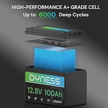 Dyness Lithium Battery (LiFePO4)100A 12.8V 1.28kW