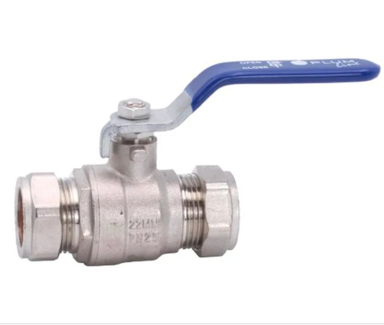 Lever Ball Valve 22mm Compression