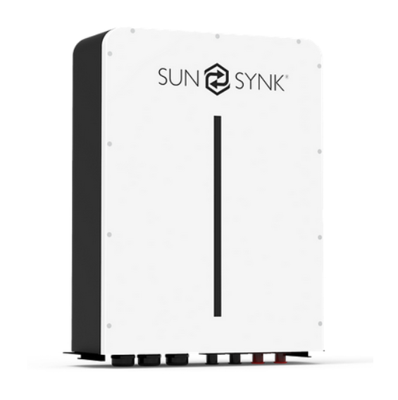 Sunsynk Lithium Battery 5.12kW (LiFePO4) R-Series + Cables