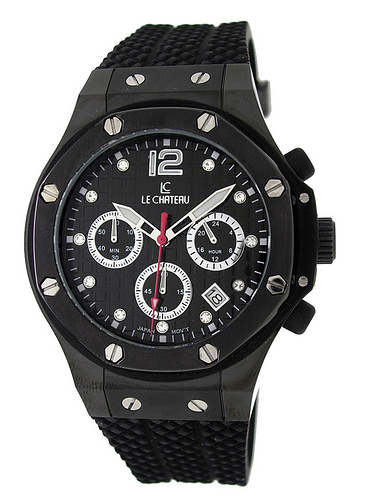 Le Chateau Cautiva-Sports Men&#39;s Watch-5702_blk
