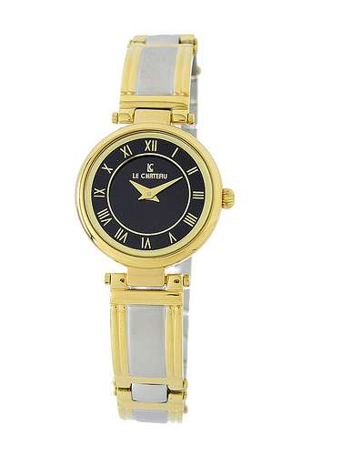 Le Chateau, Women&#39;s Watch Ultra Slim W/ Roman Numerals-1361l_blk