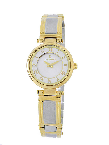 Le Chateau, Women&#39;s Watch Ultra Slim W/ Roman Numerals-1361l_wht