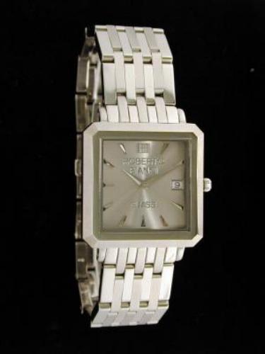 Bianci, Men&#39;s All Steel Square W/date-1809mg