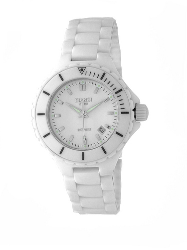 Bianci, &quot;&quot;Condezza&quot;&quot; Women&#39;s Watch All Ceramic wi/Sapphire Crystal-16966l_wht