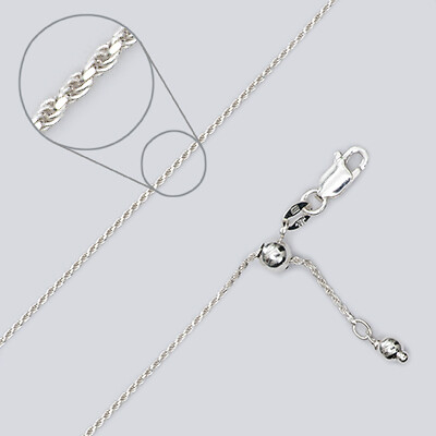 22&quot; Adjustable Rope Chain