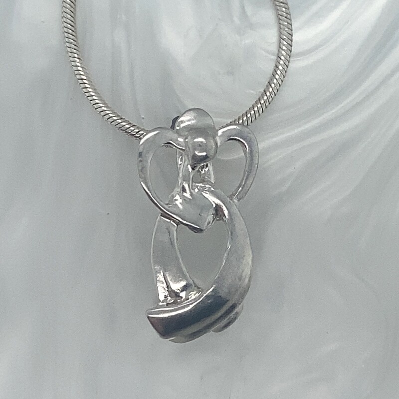 2015 Kathy Silver Angel Pendant