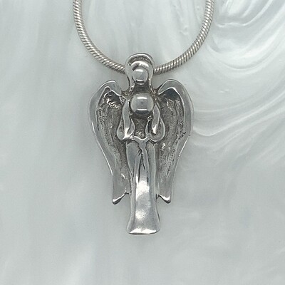2019 Serenity Silver Angel Pendant