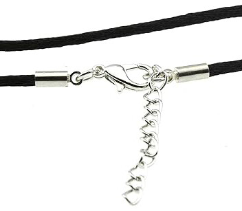 18" Black Cord Necklace