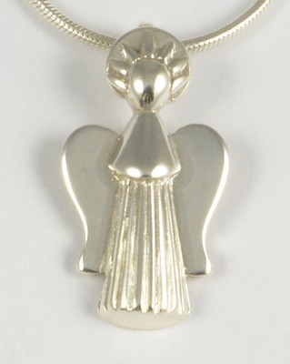 2002 Grace Silver Angel Pendant