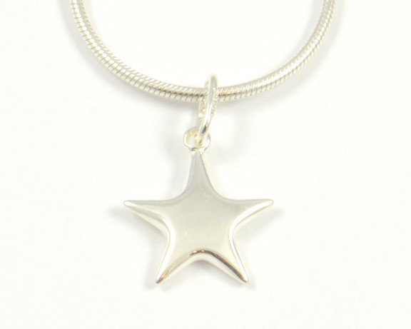 Silver Star Charm