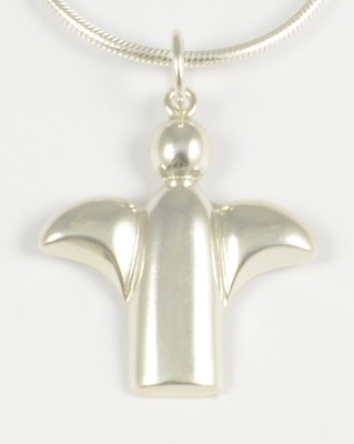 1993 Sarah Silver Angel Pendant