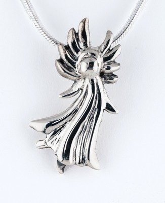 2016 Madeline Silver Angel Pendant