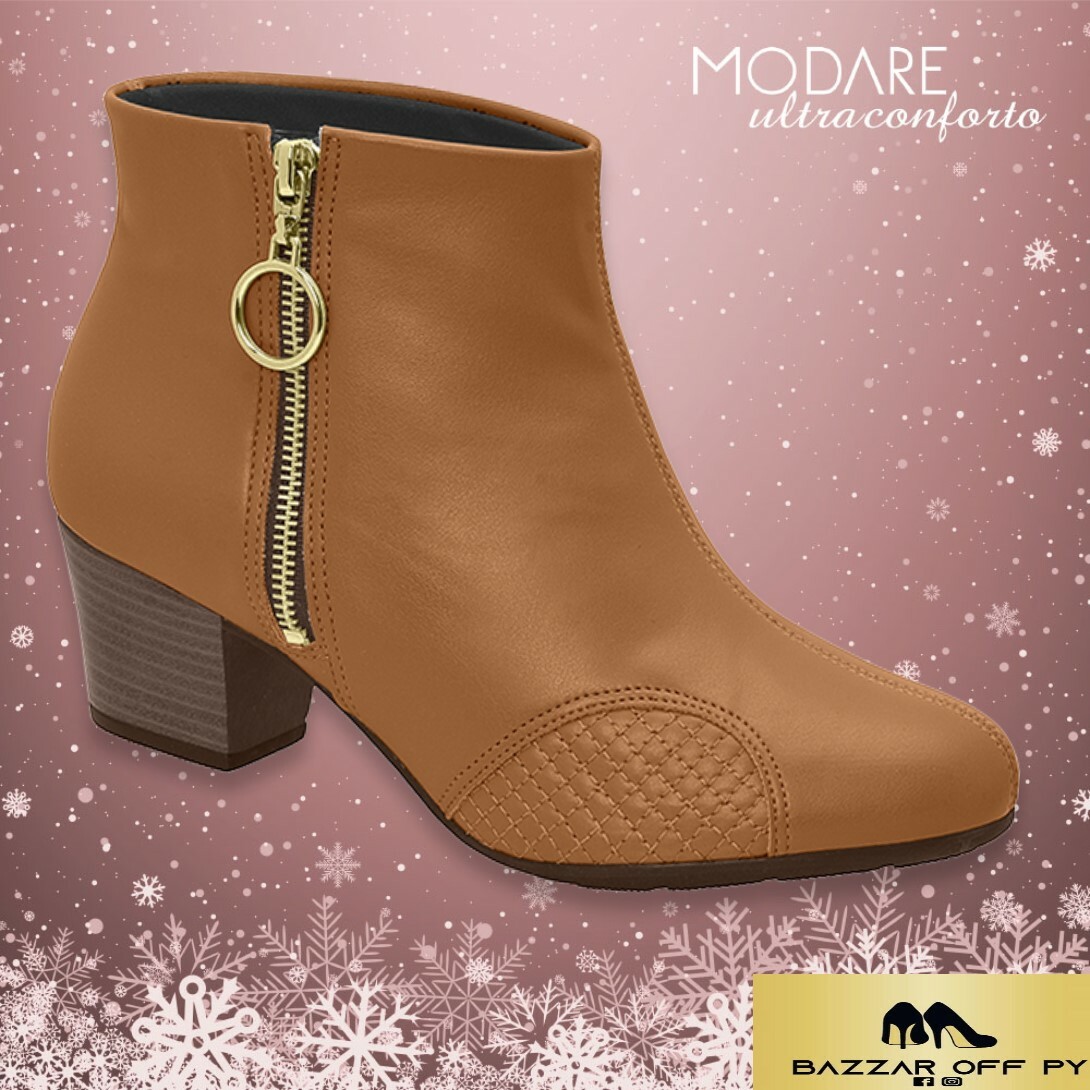 Botines Modare Ultraconforto Napa Pele Strech
