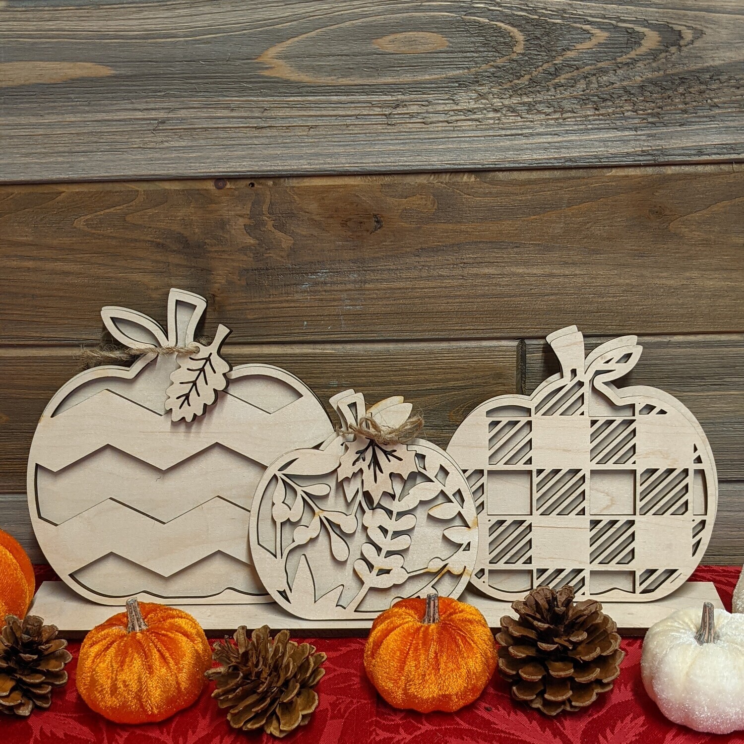 DIY Standing Pumpkin Trio (Small)