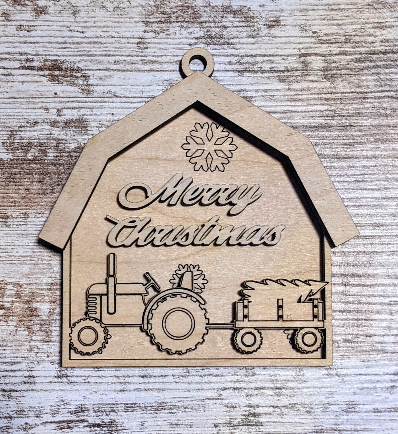 DIY Barn Ornaments