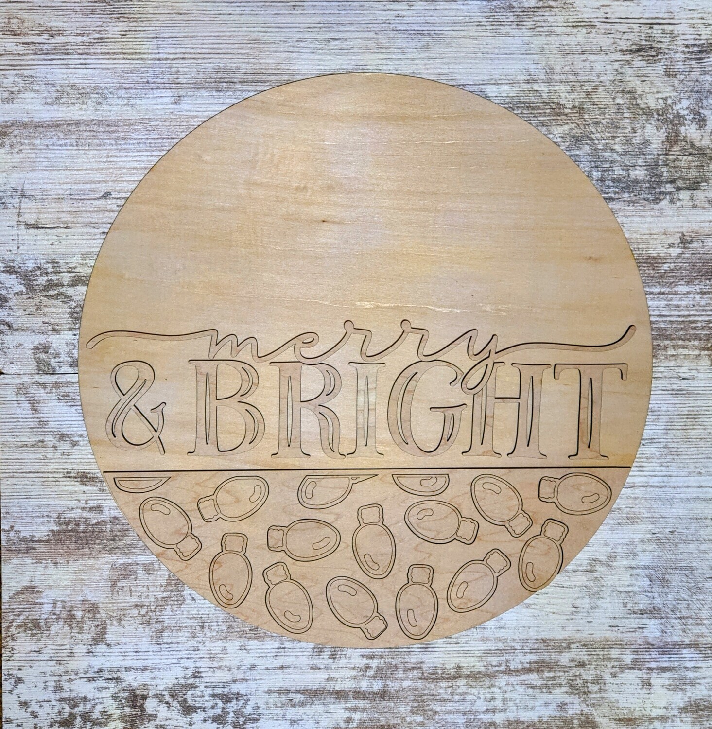 DIY Merry and Bright Round