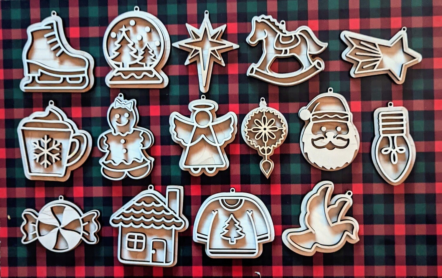 DIY Gingerbread Shape Ornaments