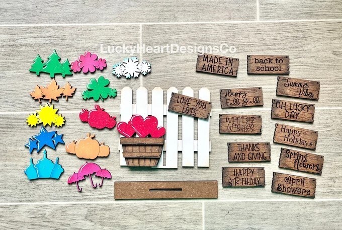 DIY Mini Interchangeable Fence (Unpainted/Unglued)