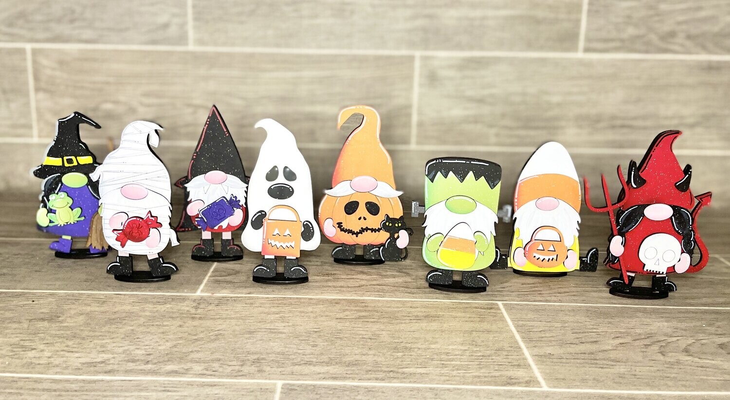 DIY Standing Halloween Gnomes (Unpainted/Unglued)