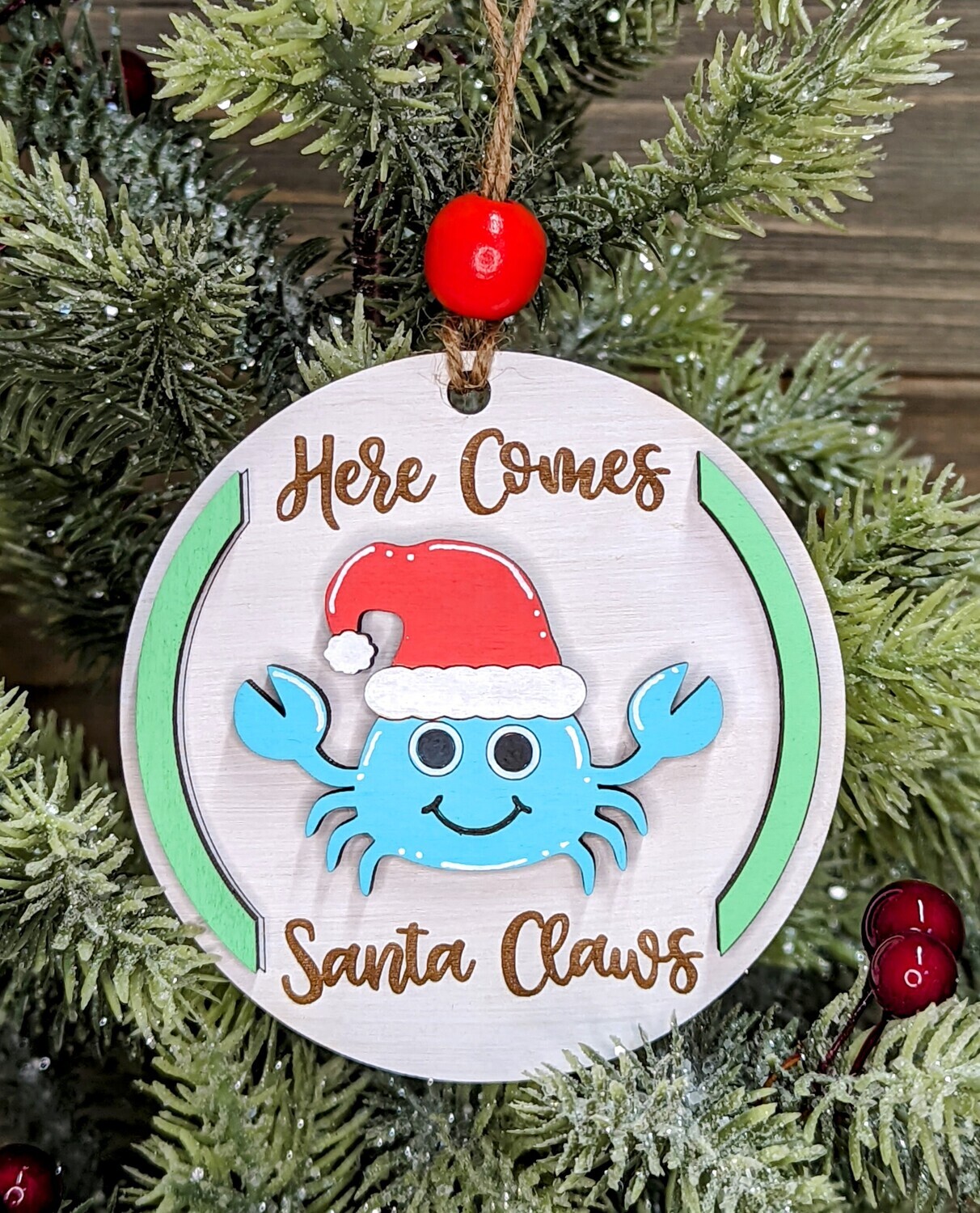DIY Santa Claws Ornament